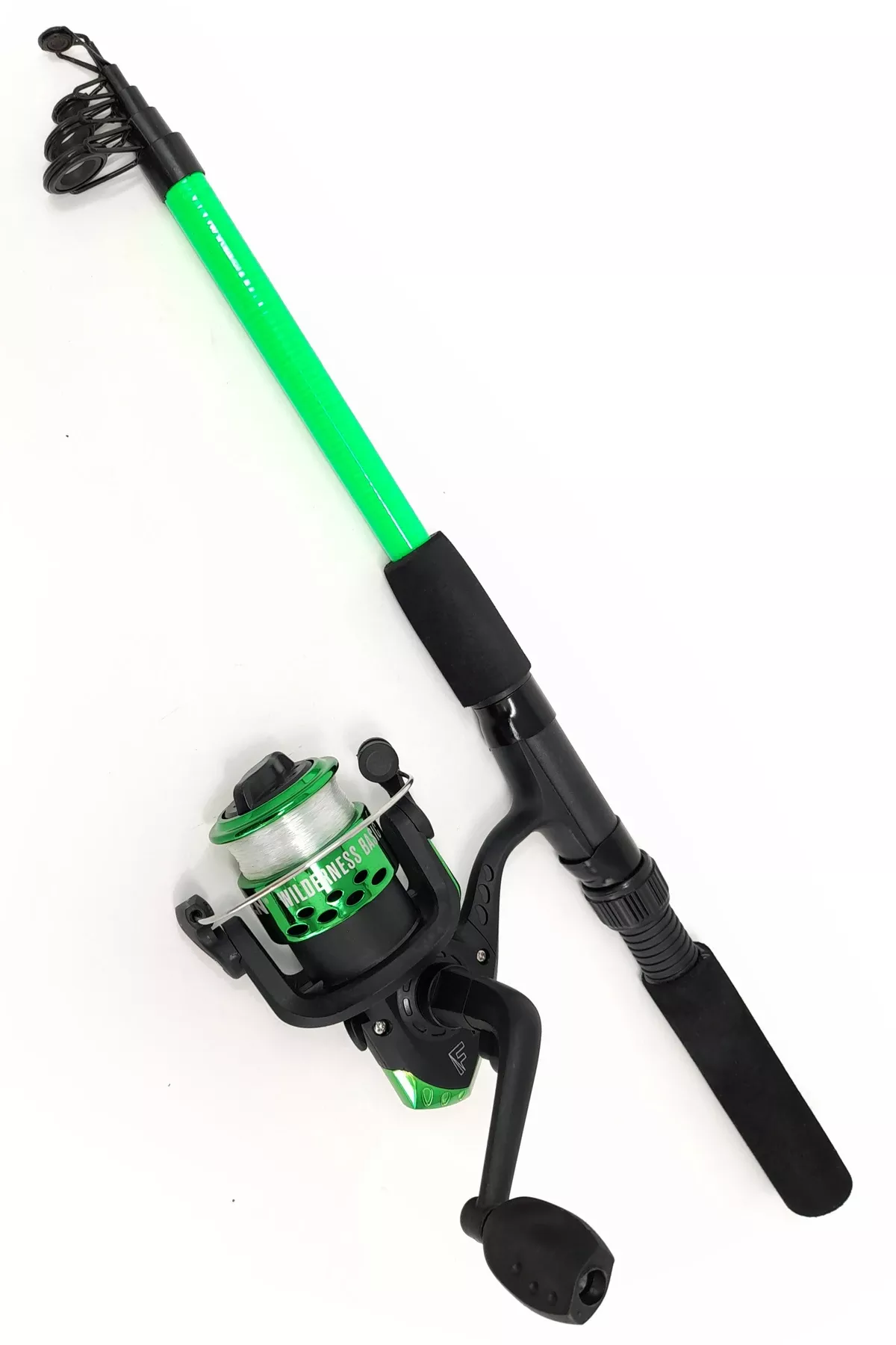 1.65m Wilderness Telescopic Rod and Reel Kids Set