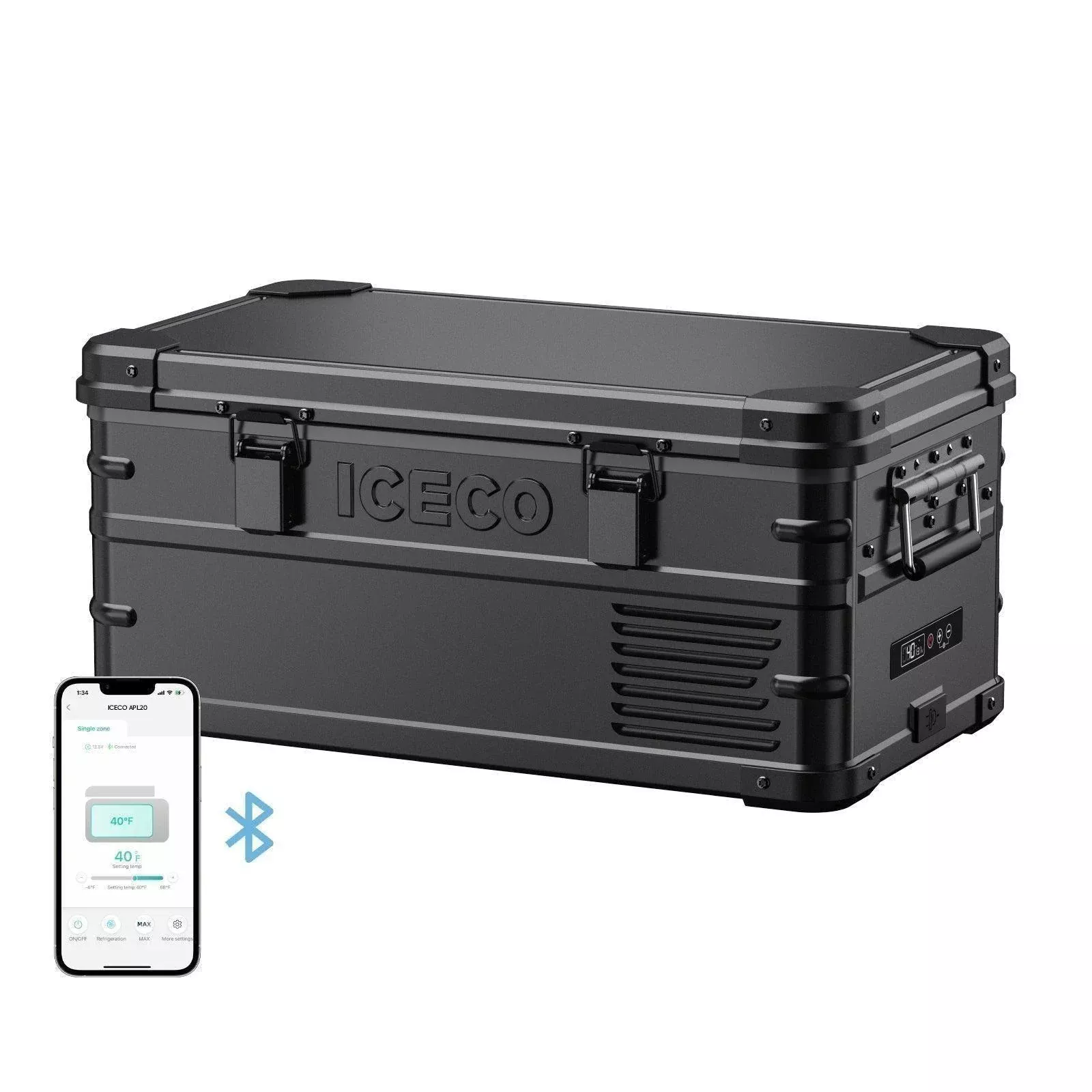 21QT APL20 Black Light Duty Aluminum Freezer Single Zone | ICECO