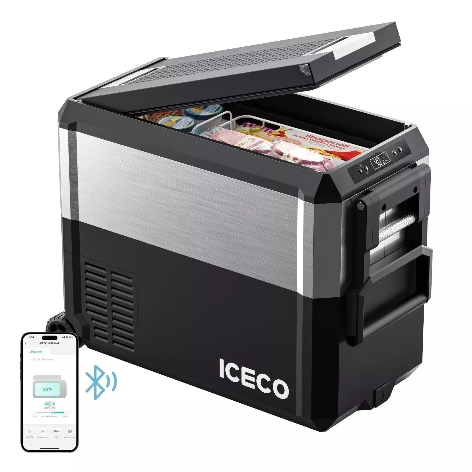 51QT JP50 Pro Wheeled Portable Freezer With Cover Car Fridge | Ship Out In Early July