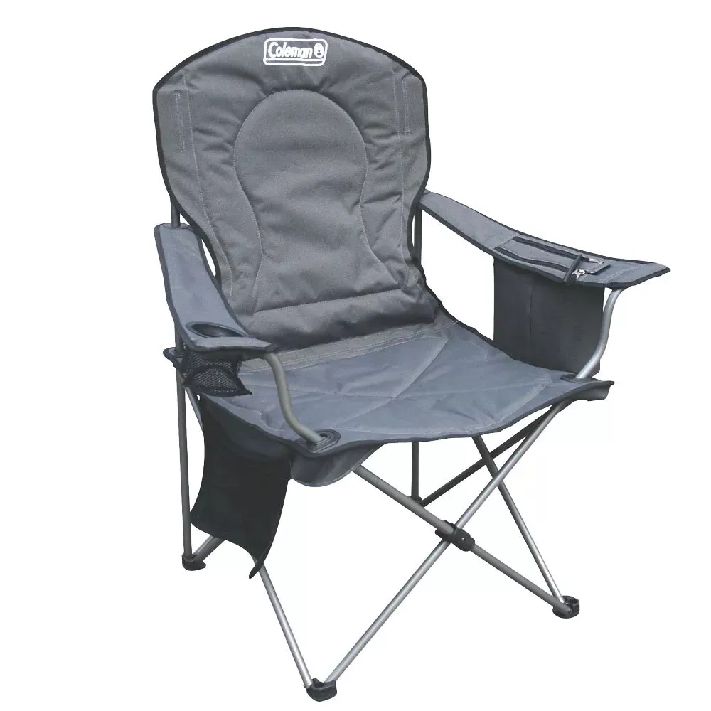 Coleman Deluxe Cooler Arm Chair - Heather - Wide