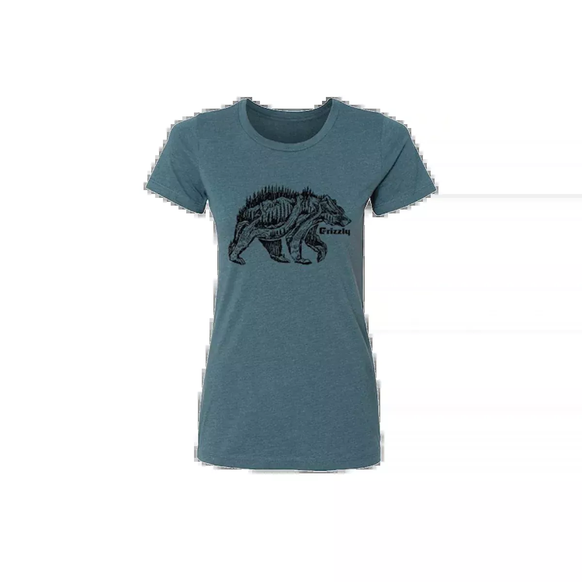 Ladies' Slim cut Grizzly Walking T-Shirt