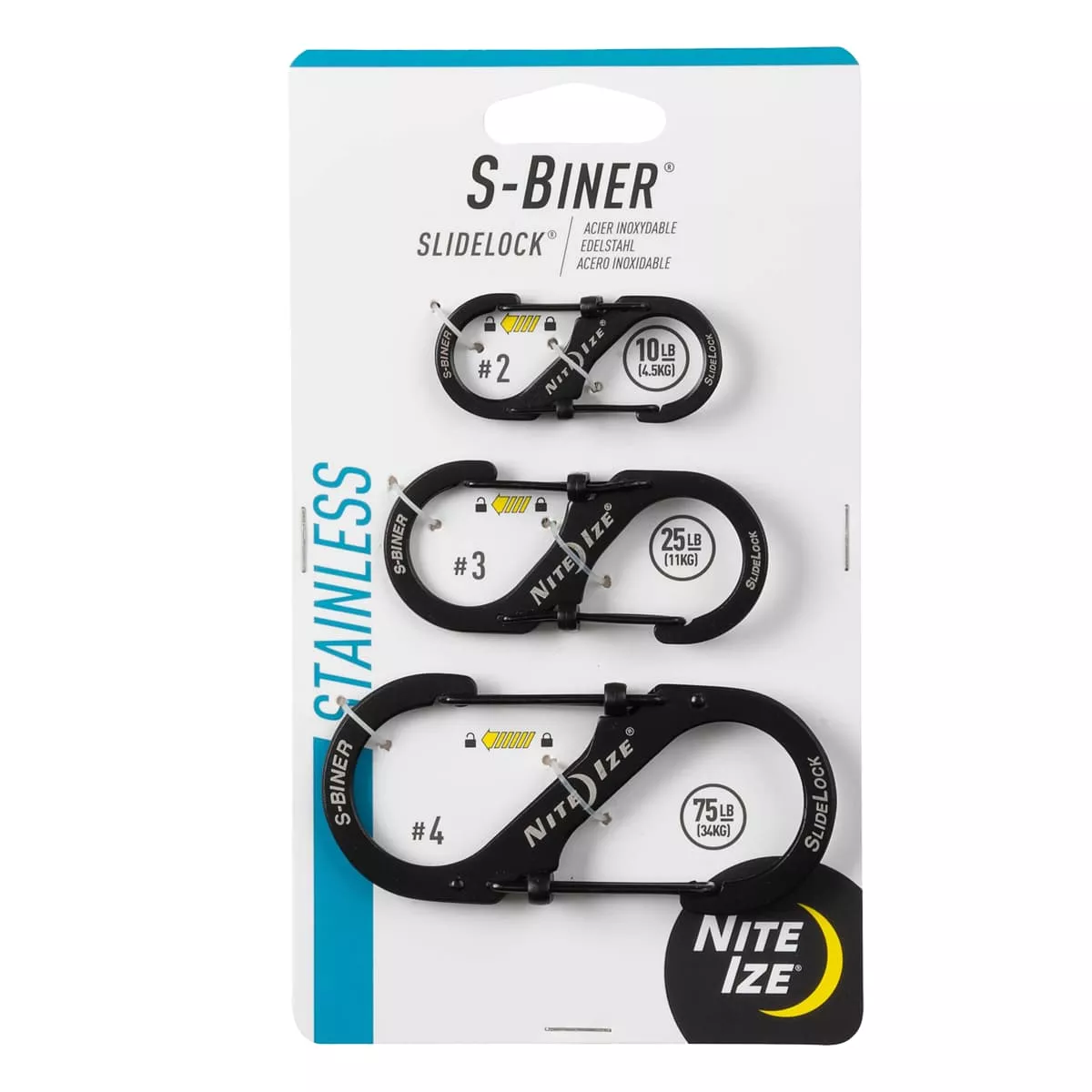 Nite-Ize S-Biner SlideLock - 3 Pack