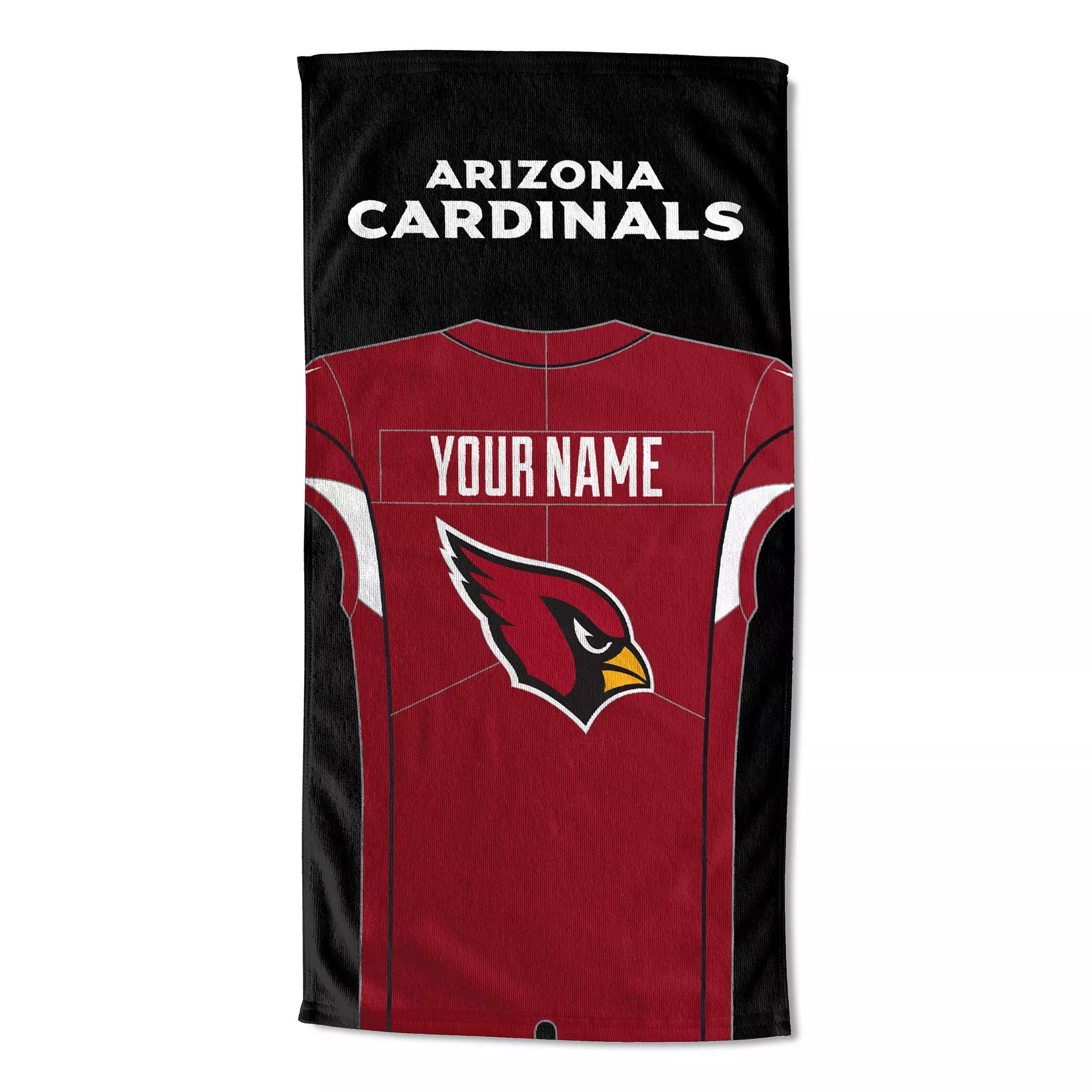 [Personalization Only] OFFICIAL NFL Jersey Personalized Beach Towel - Arizona Cardinals