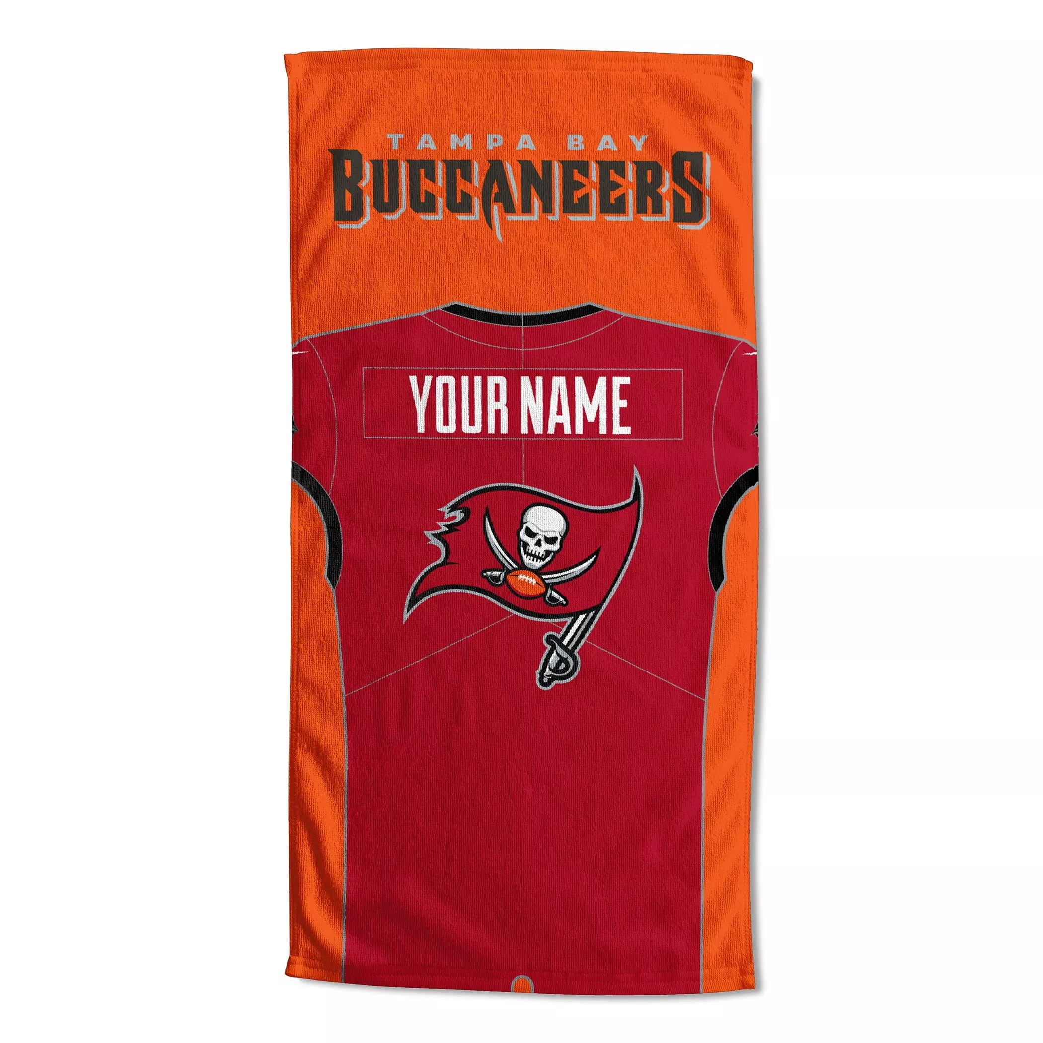 [Personalization Only] OFFICIAL NFL Jersey Personalized Beach Towel - Tampa Bay Buccaneers