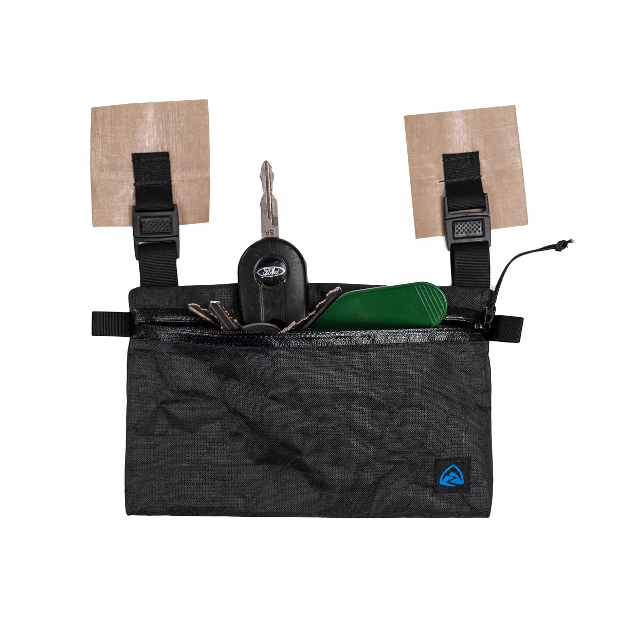 Stick-on Key Zip Pouch