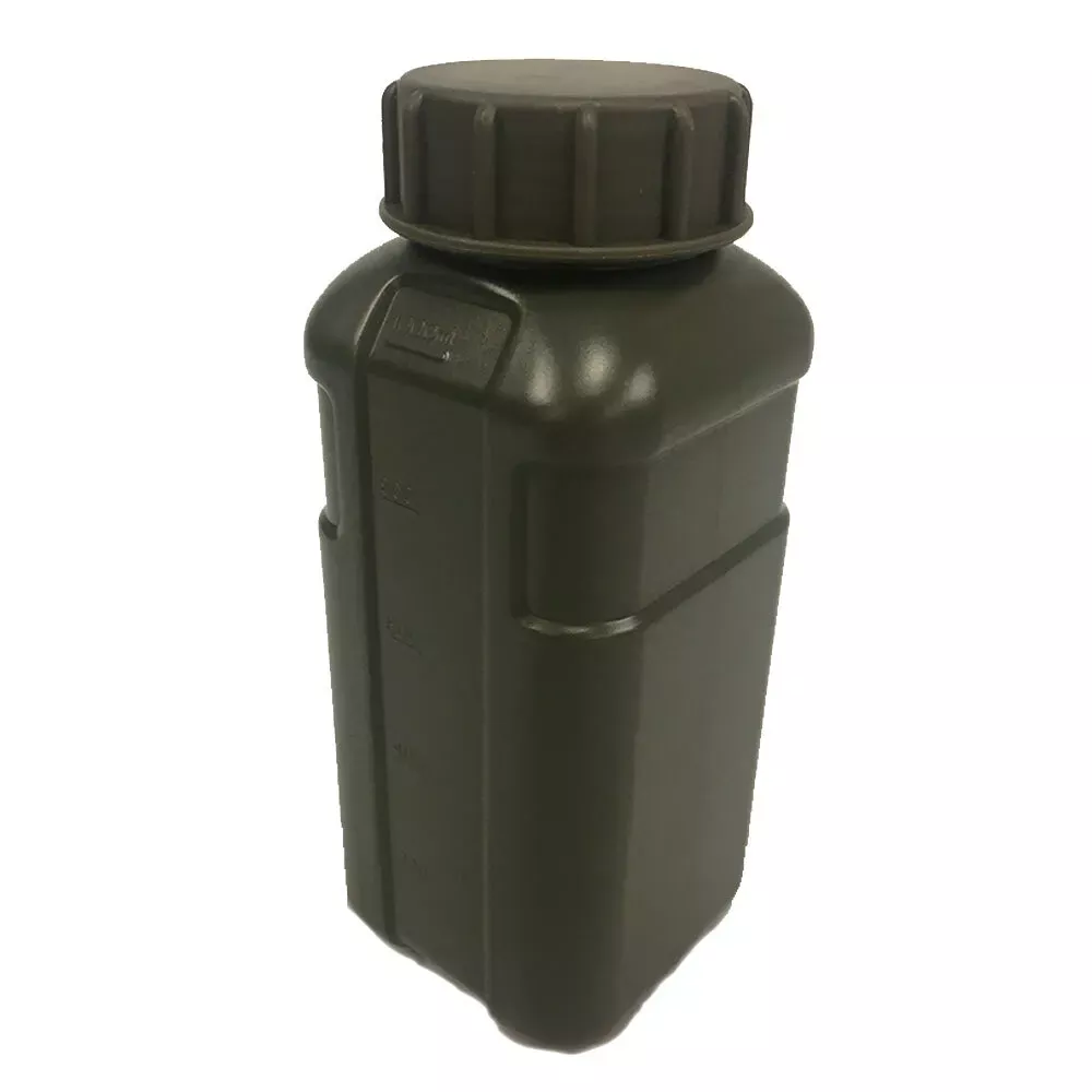 TAS Green 1 Litre Defence Force Style Rectangular Flask