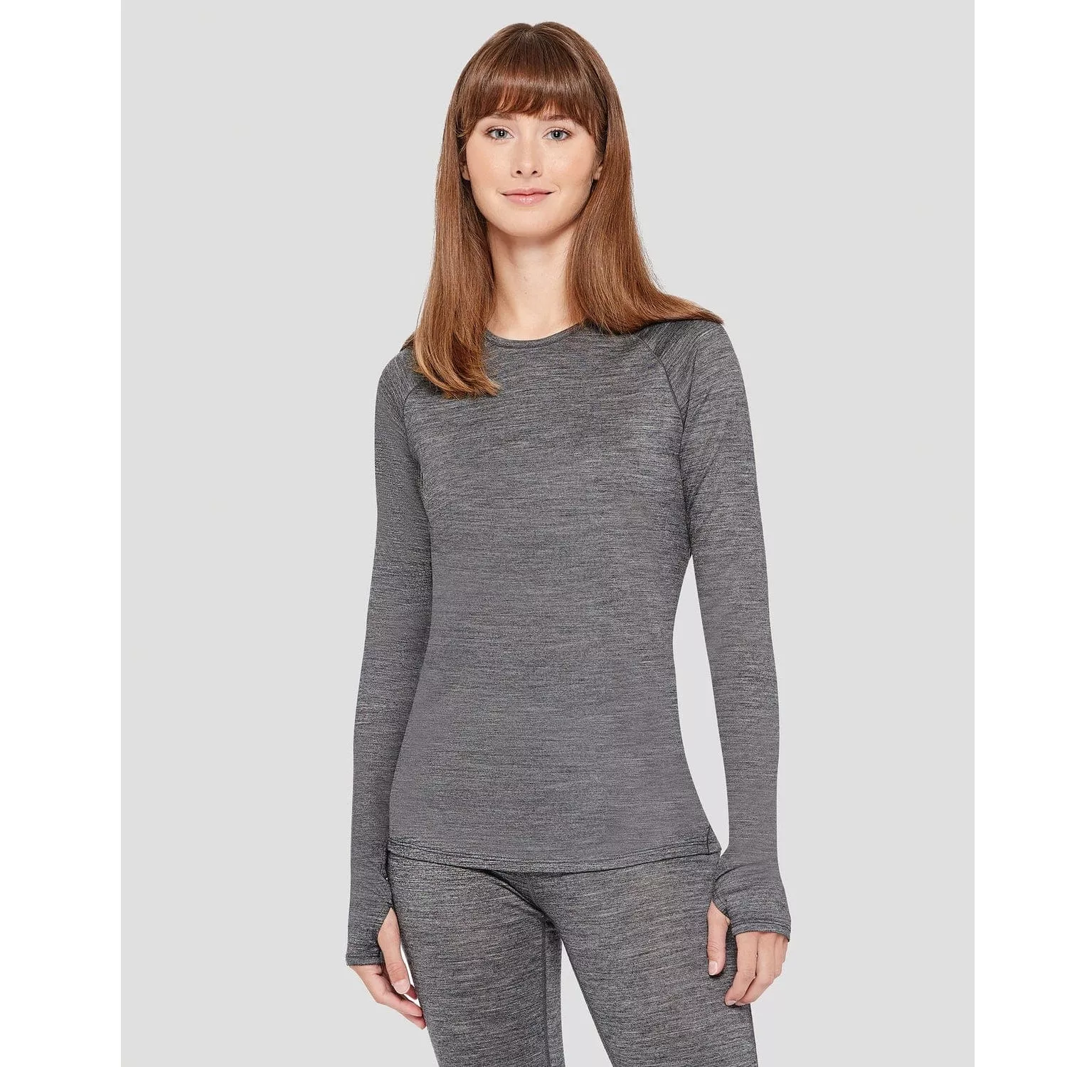 Terramar Women's All Season Merino 1.0 Crew Shirt