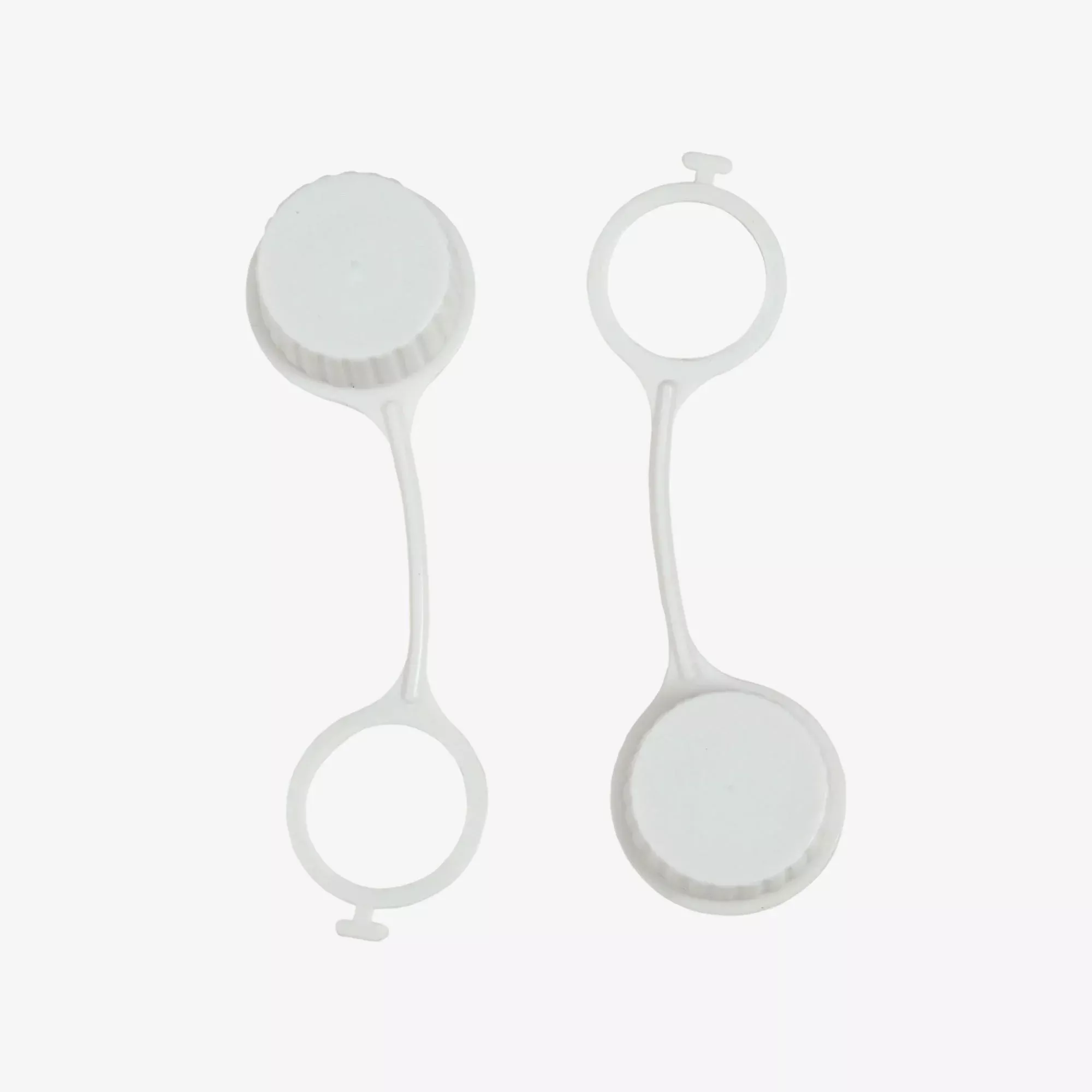 Threaded Drain Plug Caps With Plastic Tether