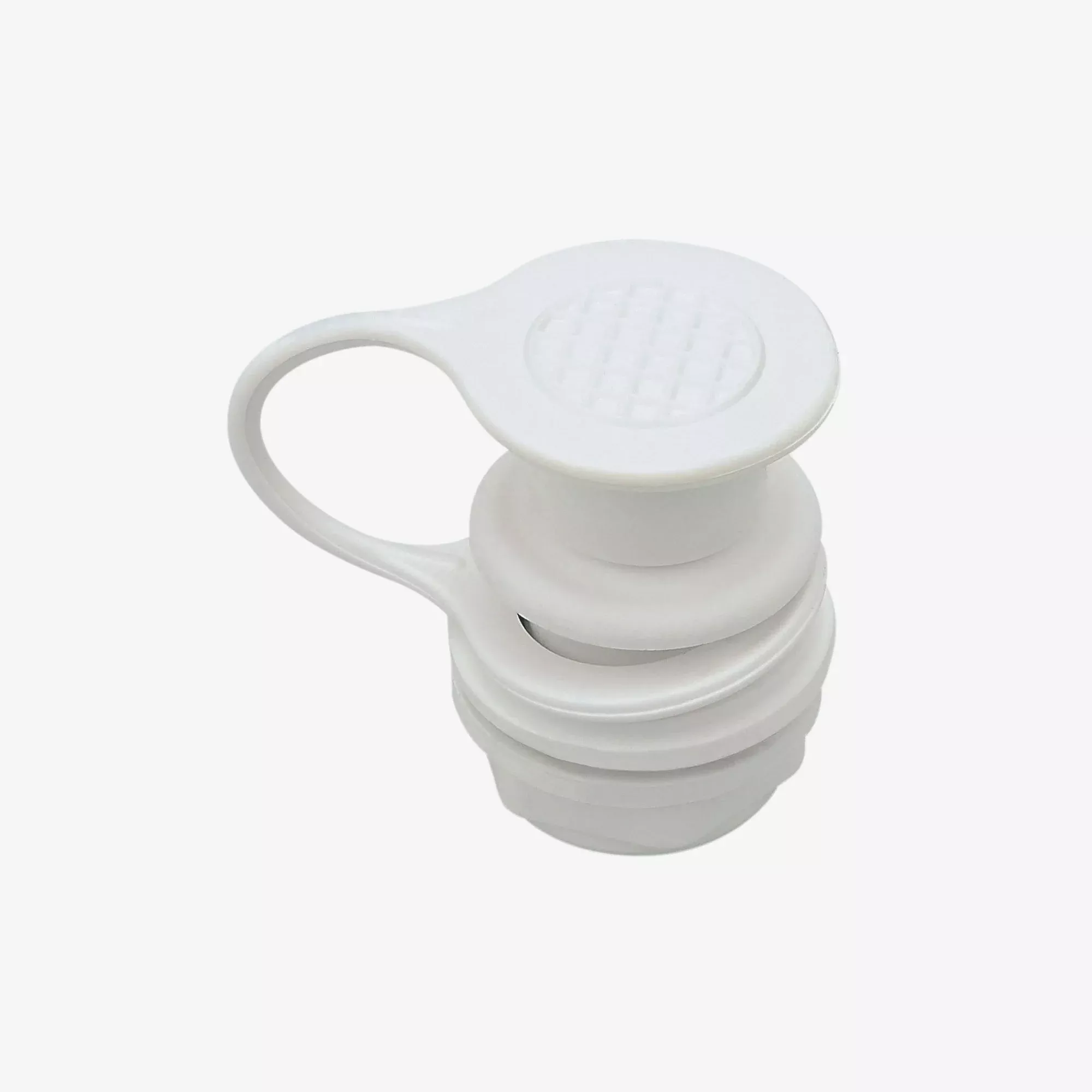 Triple-Snap Drain Plug Assembly With Plastic Tethered Cap