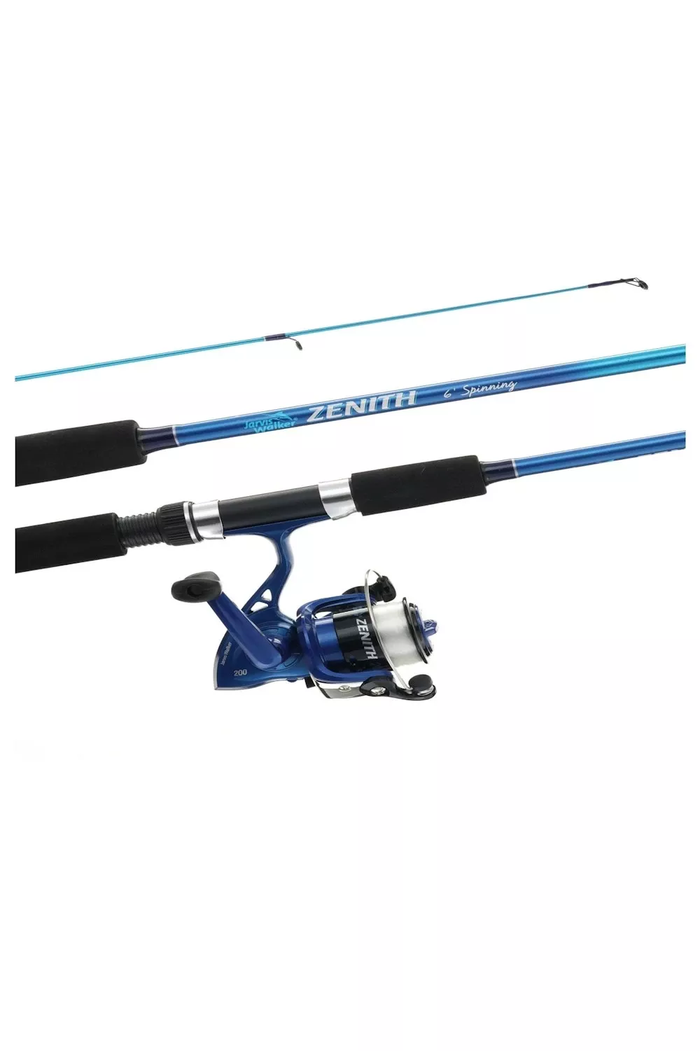 Zenith Spin Combo Spinning Fishing Rod Blue