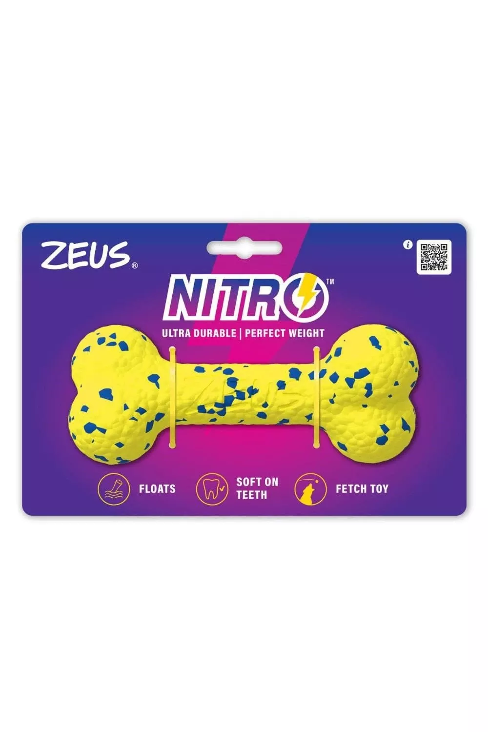 Zeus Nitro Bendy Bone Dog Toy