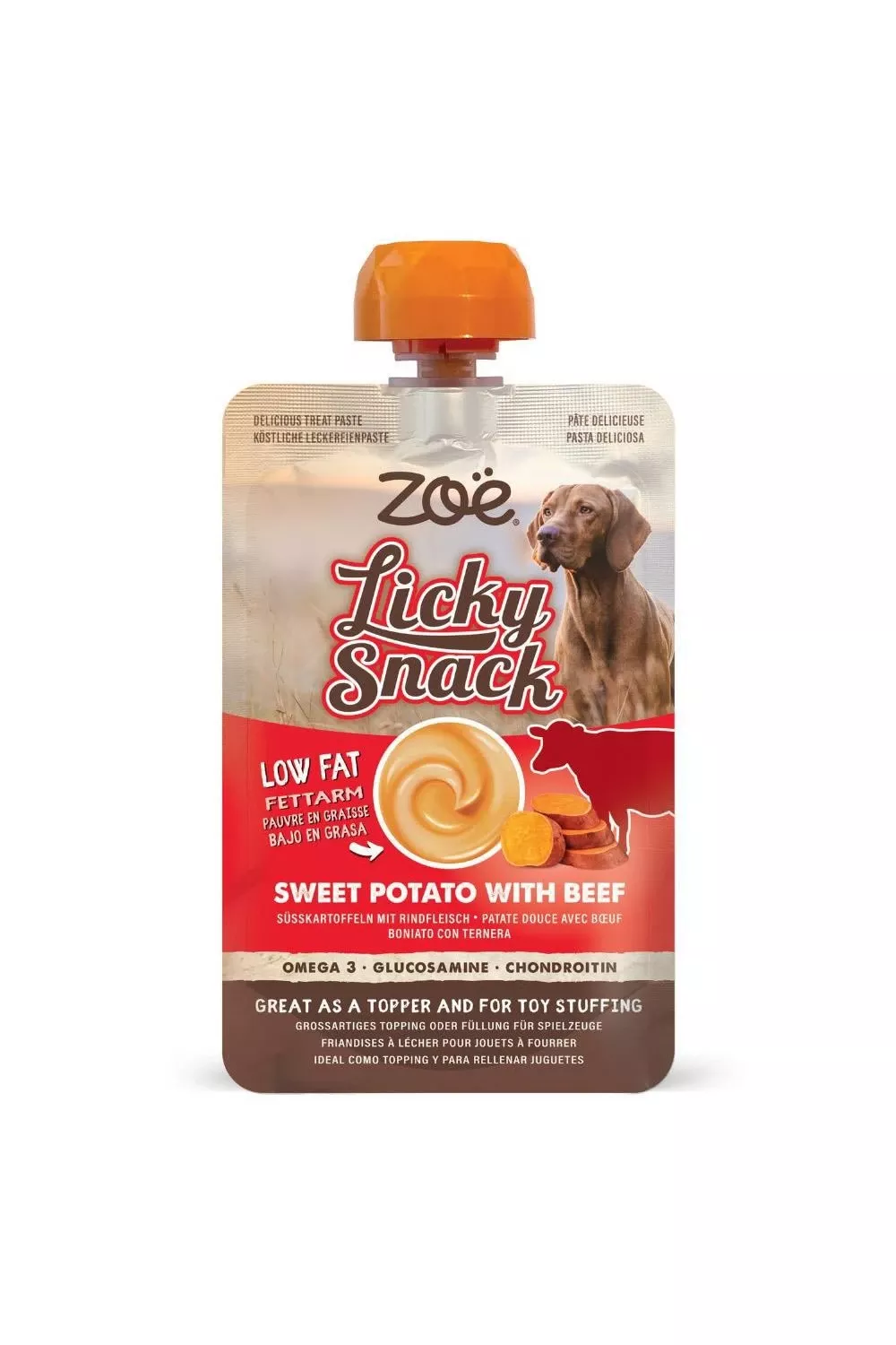Zoe Licky Snack Dog Treat Paste 85g - Beef