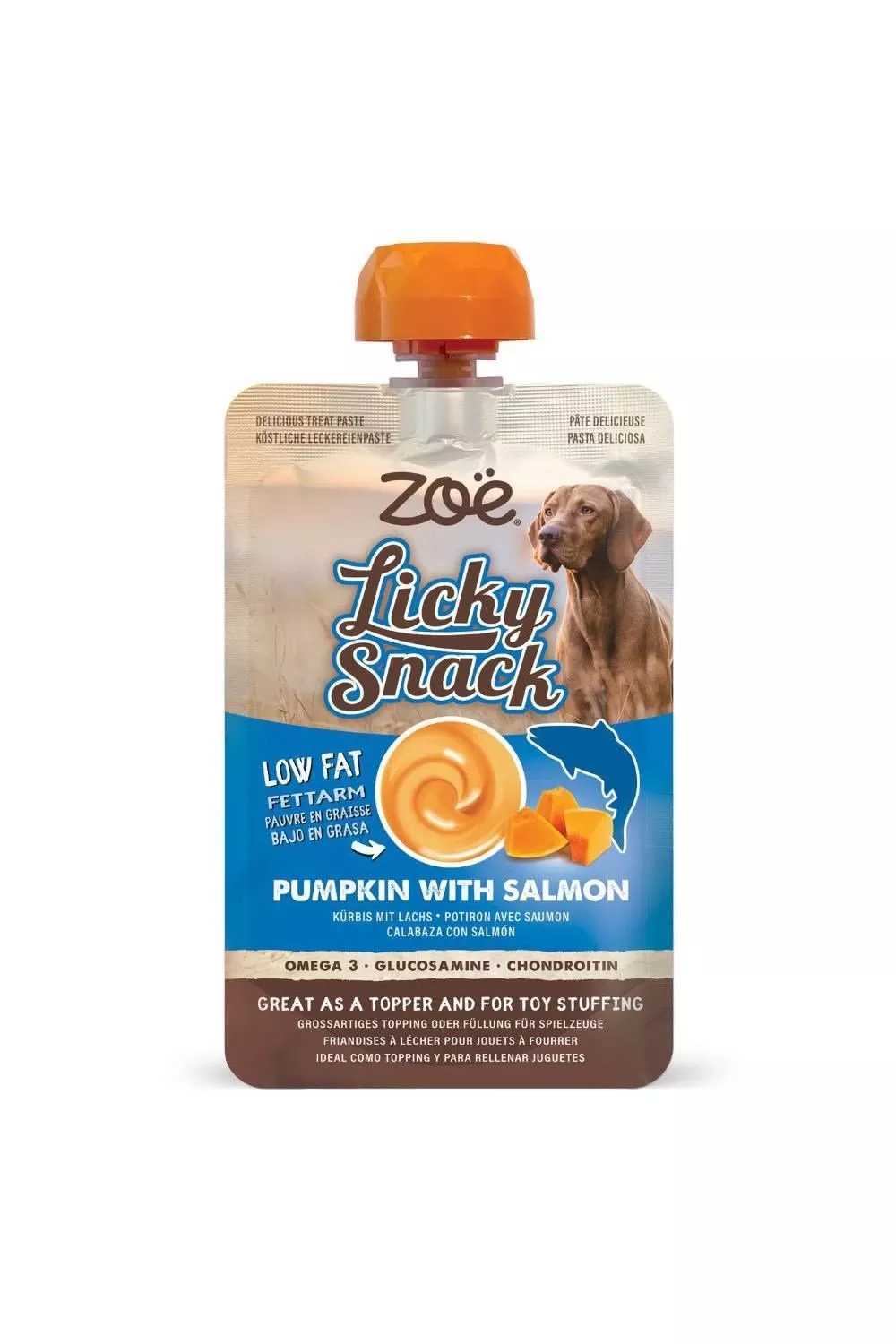 Zoe Licky Snack Dog Treat Paste 85g - Salmon
